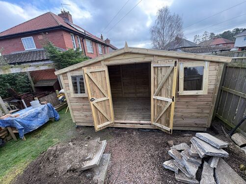 14x8 Apex Reverse Shed
