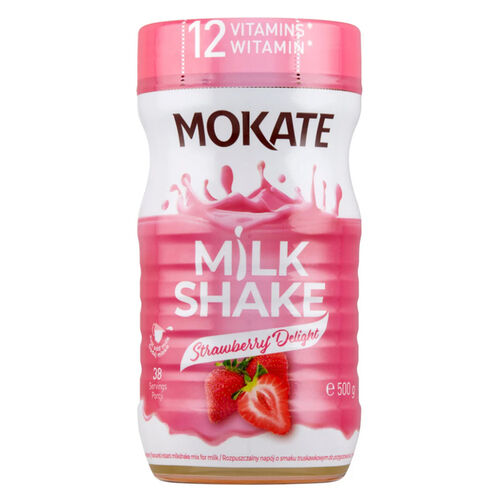 Mokate Milkshake Chocolate or Strawberry 500g