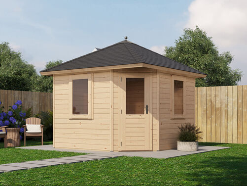 3.0mtr x 3.0mtr Pyramid Roof Cabin