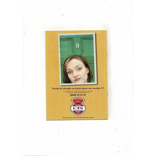 1999/00 Celtic v Kilmarnock Scottish League Cup Semi Final Football Programme