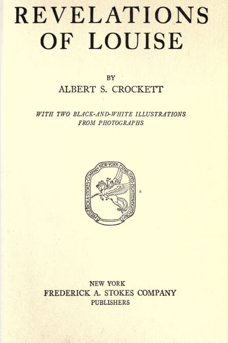 1920 | Revelations of Louise