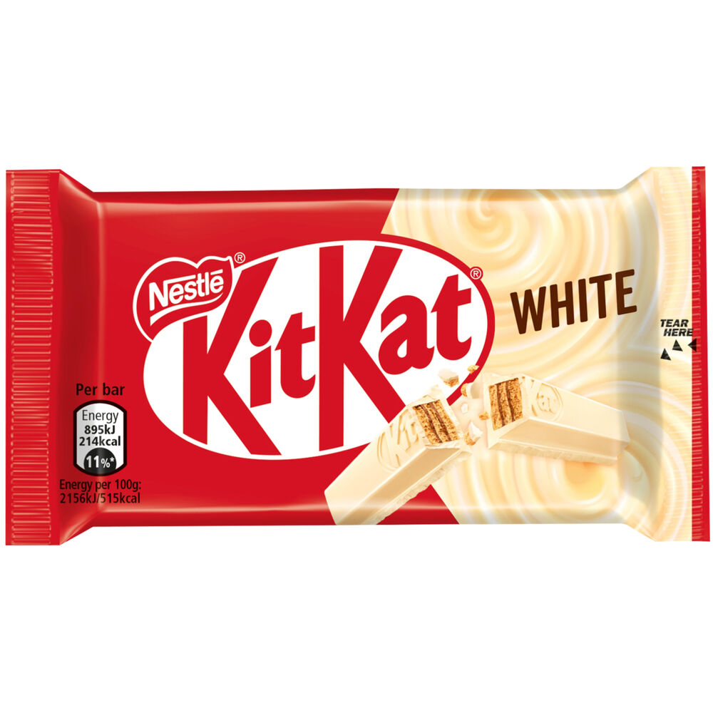 KitKat 4 Finger White Chocolate Bar 41.5g