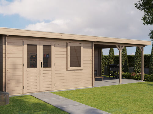 400cm x 400cm + 400cm Veranda