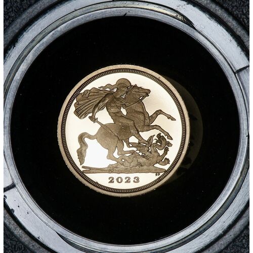 2023 King Charles 111 gold proof quarter sovereign