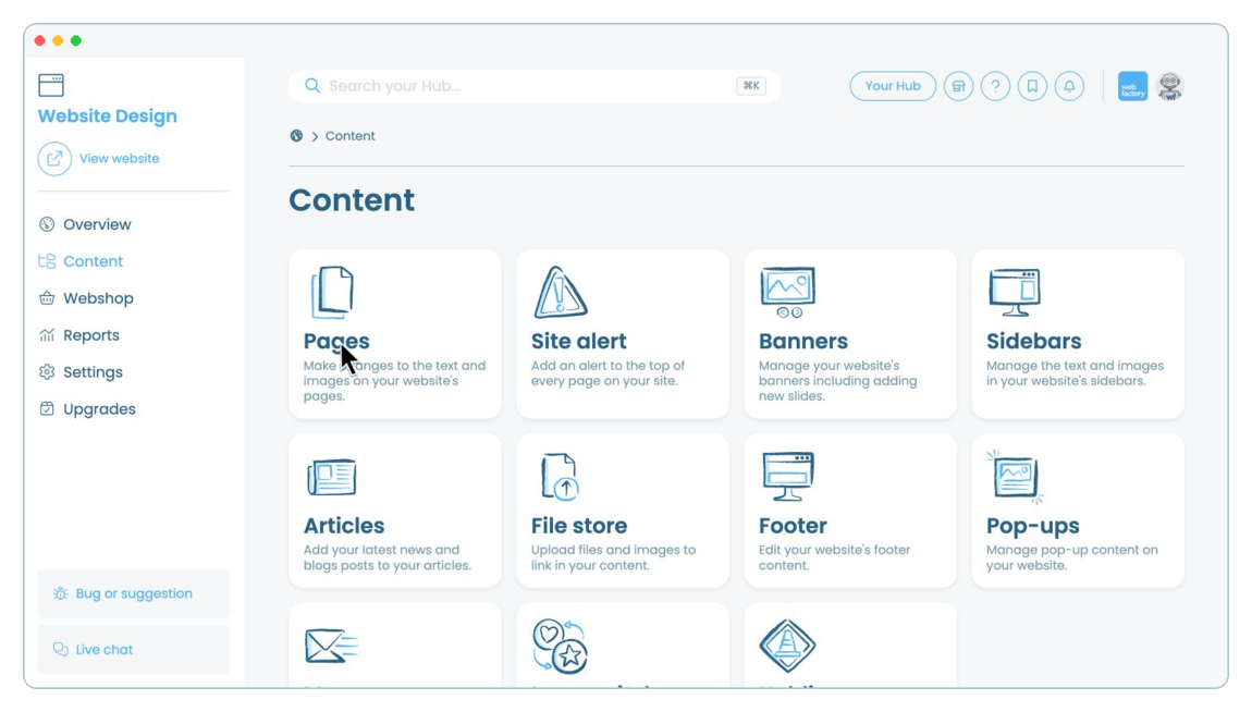 How to add and manage testimonials on a website page | Webfactory Support | Webfactory