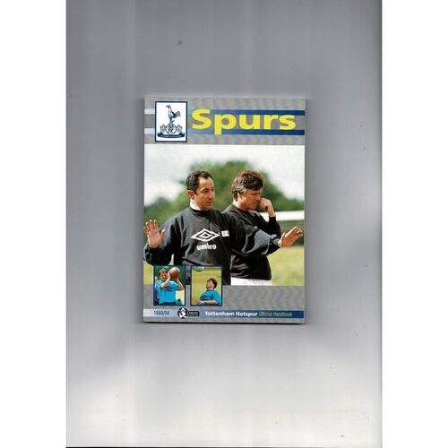 Tottenham Hotspur Football Handbook 1993/94