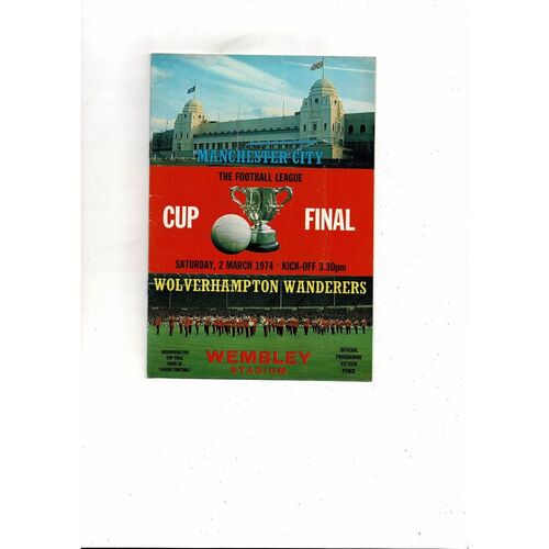 League Cup Final Football Programmes