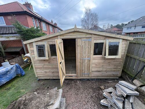 14x8 Apex Reverse Shed