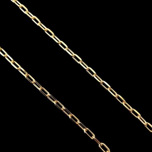 9ct paperclip chain