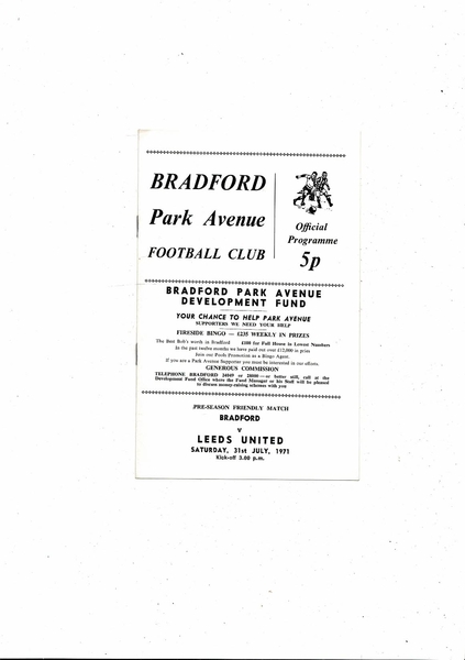 Today's Football Programme updates