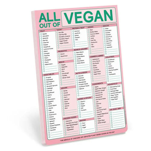 All Out of Vegan Classic Pad with Magnet