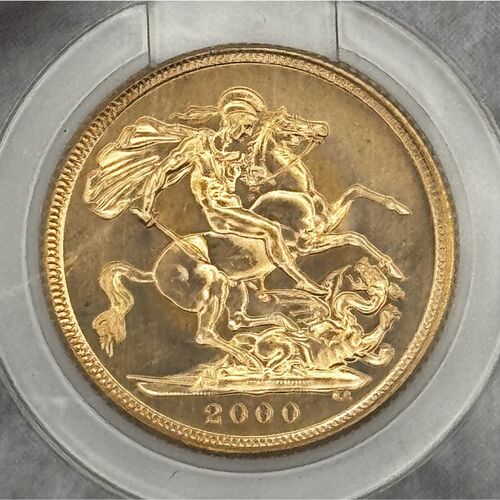 Mint sealed 2000 full gold sovereign