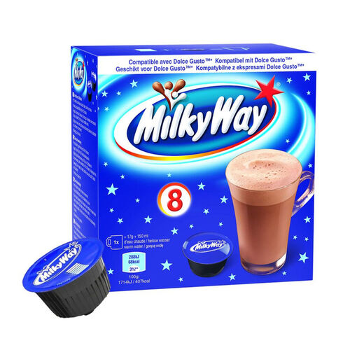 Milky Way® Hot Chocolate Pods 8 x 15g