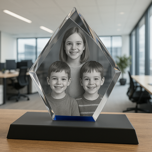 The Super Large 3D Jura Colour Iceberg Crystal