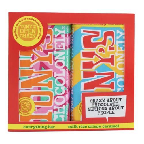 Tony’s Chocolonley Everything Extraordinaire Duo Bar Gift Pack 360g