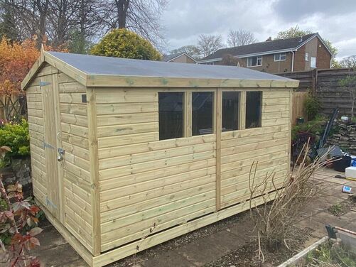 #A083 12x8 Apex Shed