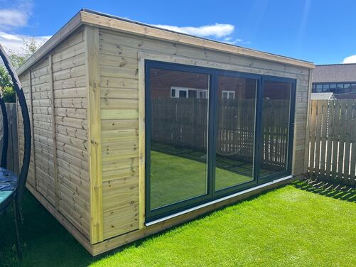 16x12 Pent Summer House