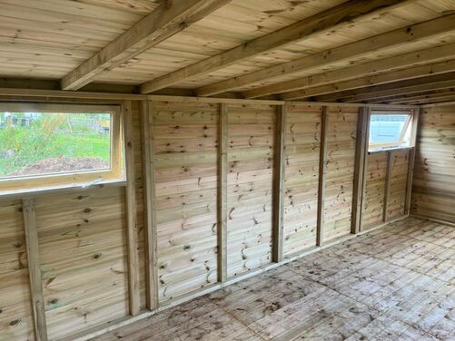 #P076 20x10 Pent Shed