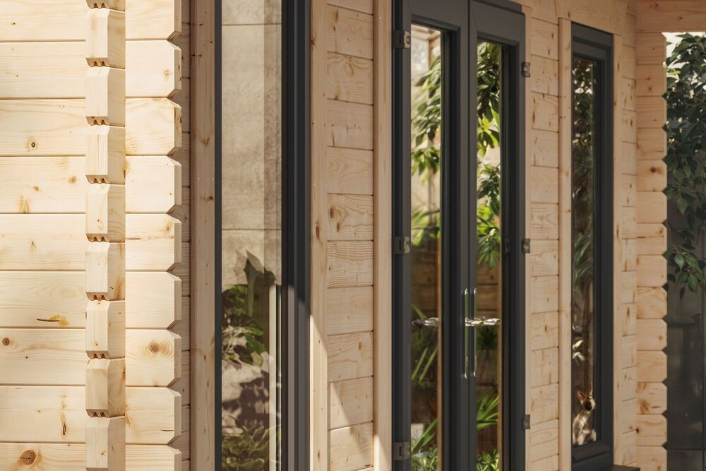 Pent Log Cabin 20X18