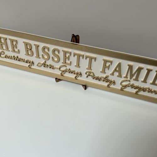 Customised Family Street Signs