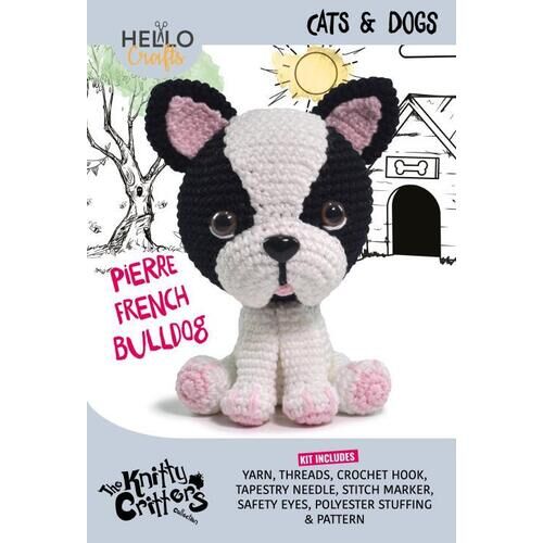 Knitty Critters - Pets - Pierre French Bulldog