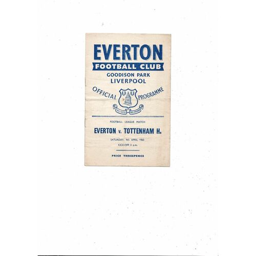 Everton Home Football Programmes
