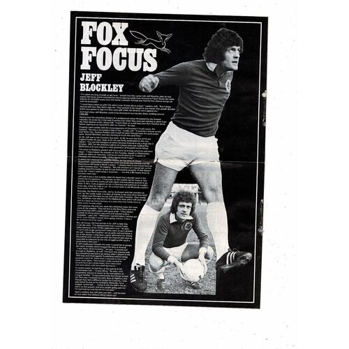 Leicester City v Leatherhead FA Cup Football Programme 1974/75