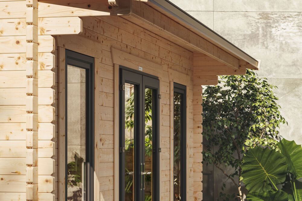 Chalet Log Cabin 14x14