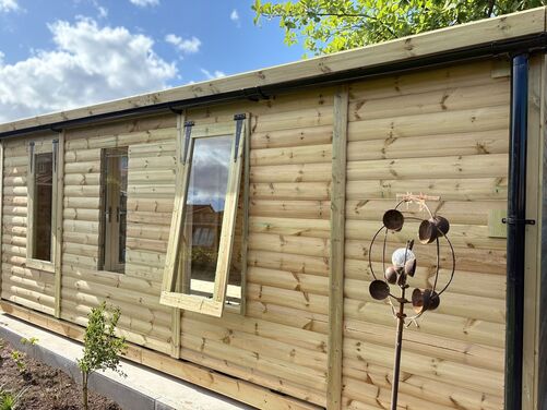 #PVC094 18x10 Apex Summer House