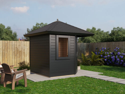 2.4mtr x 2.4mtr Pyramid Roof Cabin