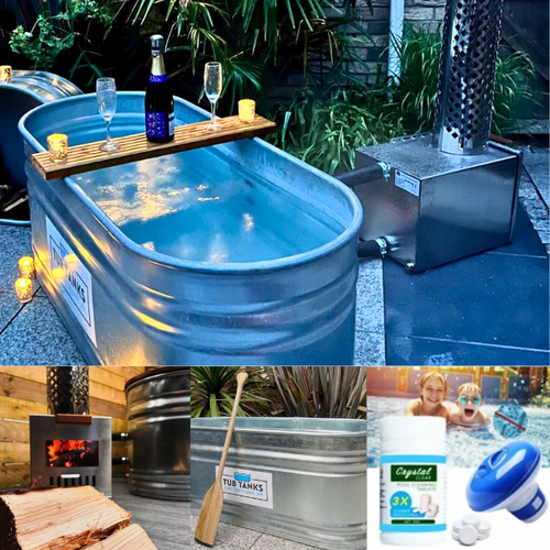 Oval Hot Tub Kit - Square Heater