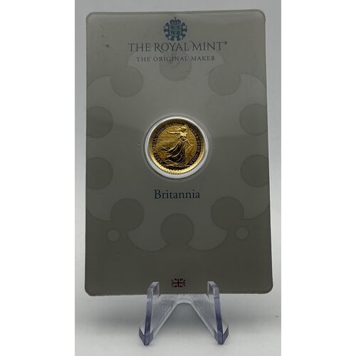 2025 King Charles III gold one tenth Britannia