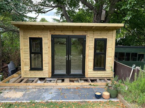 #PVC049 14x8 Pent Summer House