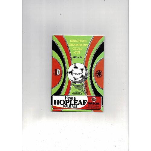 Hamrun Spartans v Dundee United European Cup Football Programme 1983/84