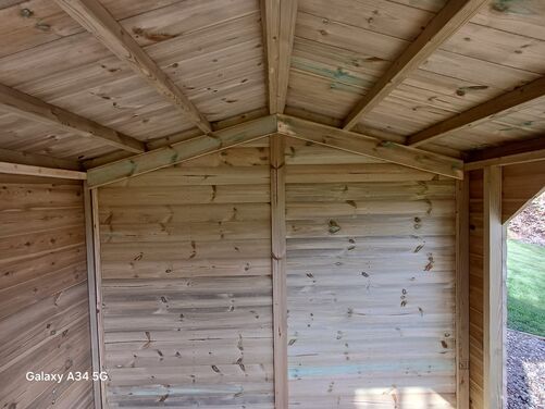 14x8 Apex Shed Open Area