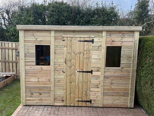 10x10 Pent Shed