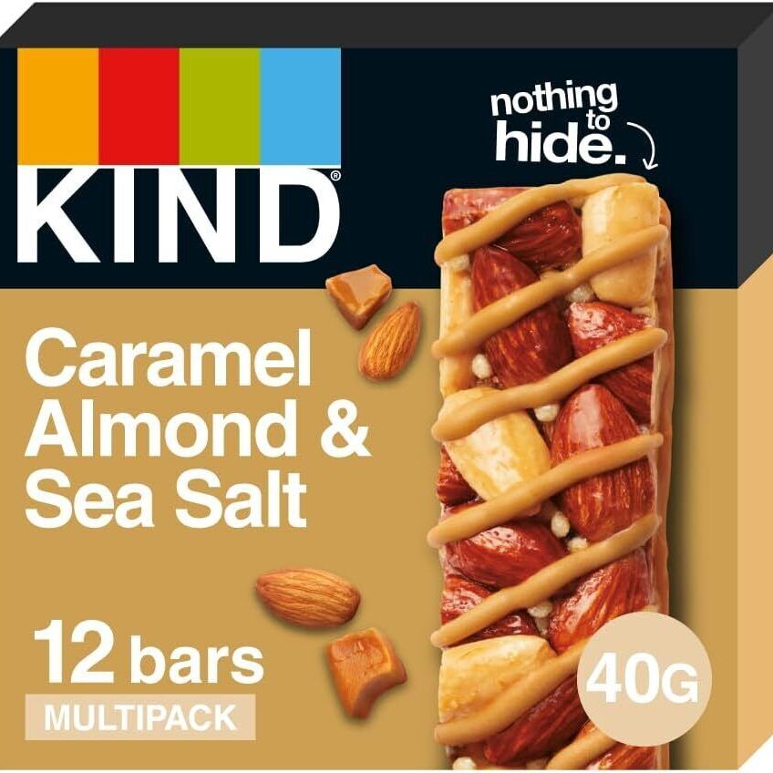 Kind Caramel Almond & Sea Salt Bars 12pk