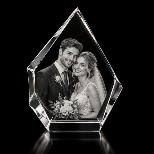 MEGA 3D Crystal Iceberg Photo Gift – 215 × 160 × 60 mm