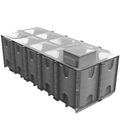 PW.5X2X1.5.IFB.AB - 15000 LITRE SECTIONAL WATER TANK, INTERNALLY FLANGED BASE (IFB) C/W FVH