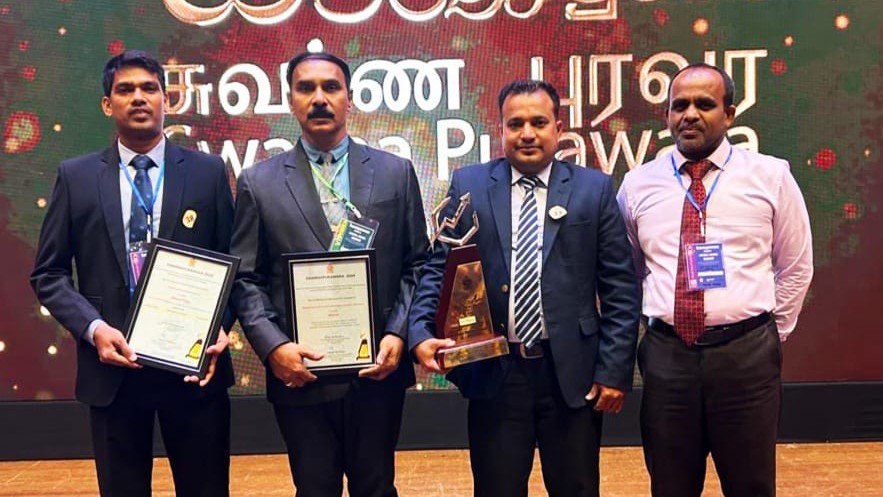 கல்முனை மாநகர சபைக்கு சுவர்ண புரவர தேசிய விருது