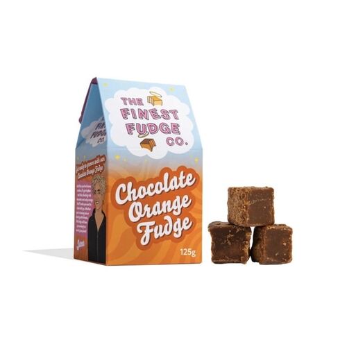 Finest Fudge Company Chocolate Orange Crumbly Fudge 125g