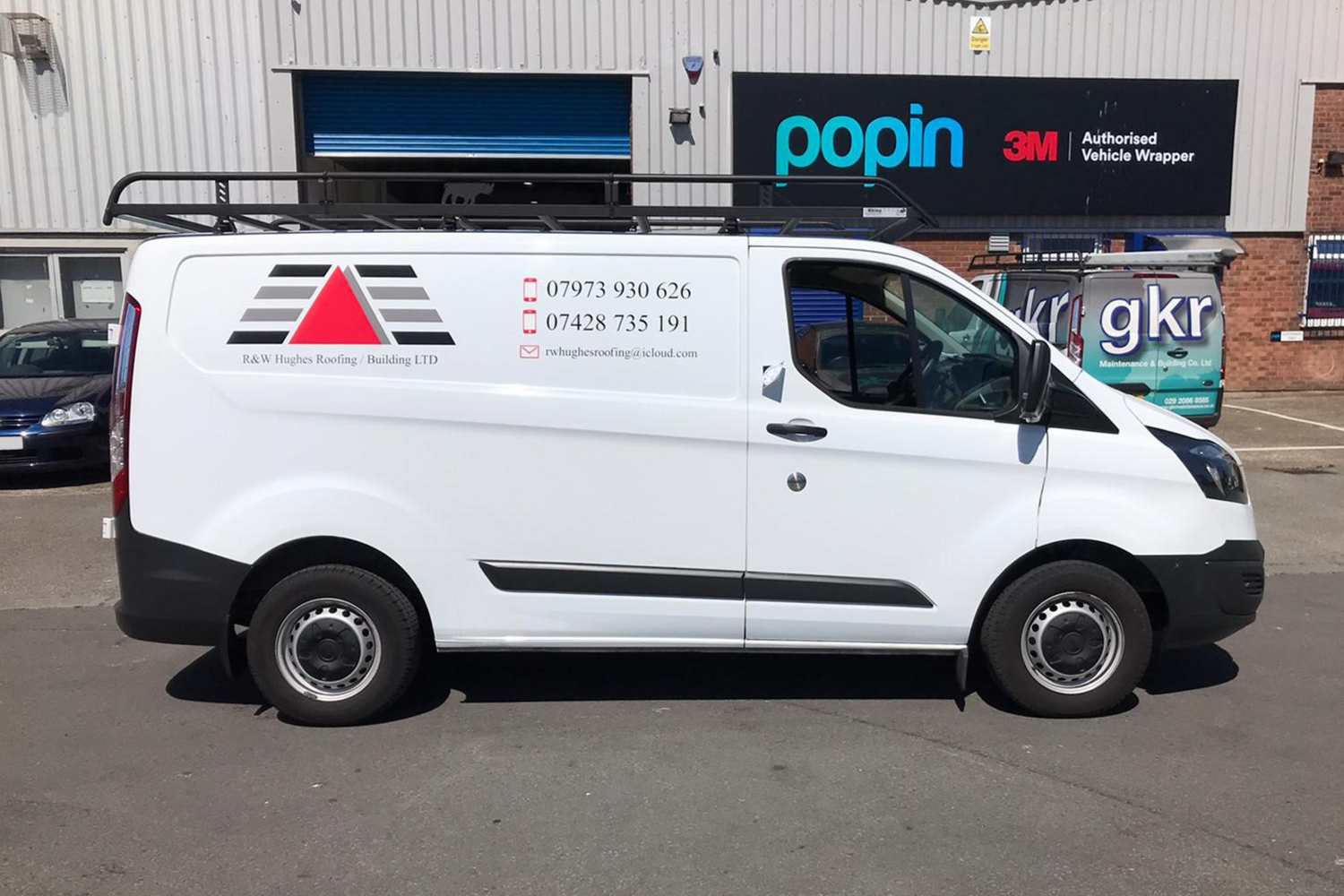 R&W Hughes Roofing - 3x Ford Transit Custom