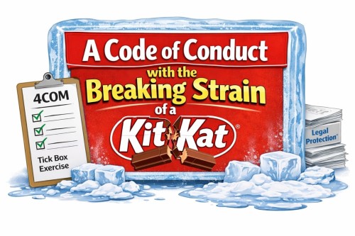 A Code of Conduct with the Breaking Strain of a KitKat.