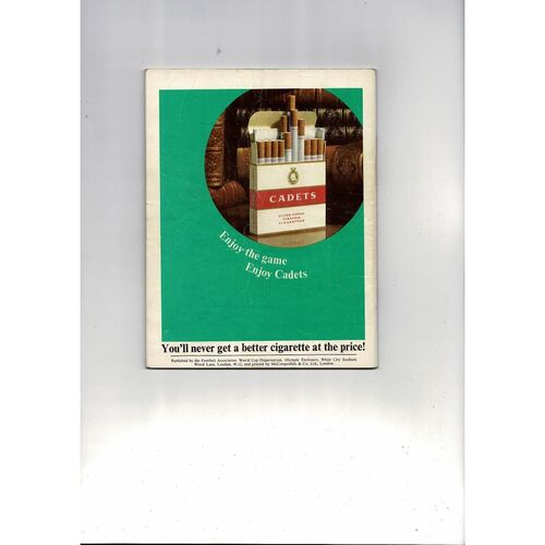 1966 World Cup Official Tournament Brochure