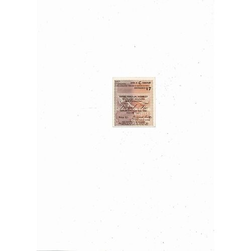 1962 Burnley v Tottenham FA Cup Final Football Programme + Match Ticket