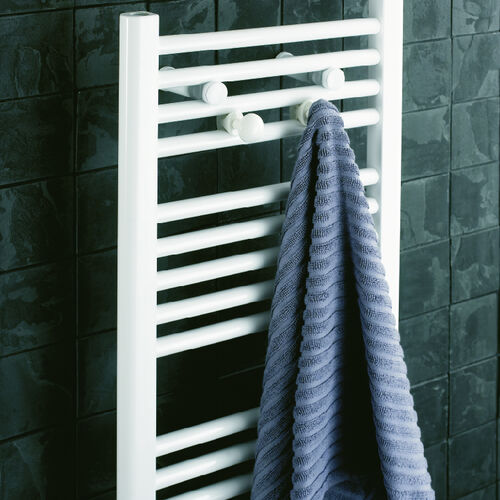 Straight Towel rails WHITE & COLOURED