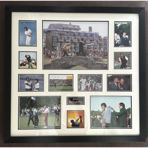 Seve Ballesteros Signed Montage