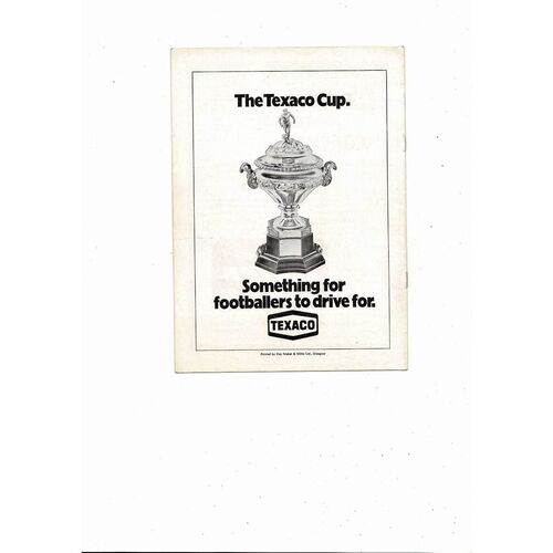 1972 Scotland v England Football Programme