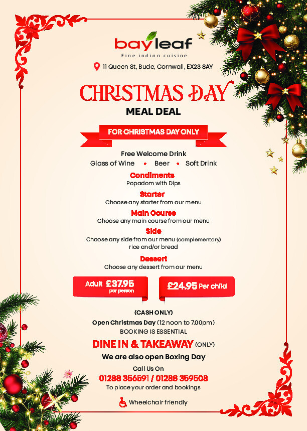 Bayleaf Fine Indian Cuisine | Indian Food | Bude Indian Food Restaurant Takeaway Delivery | Bangladesh Curry Balti House