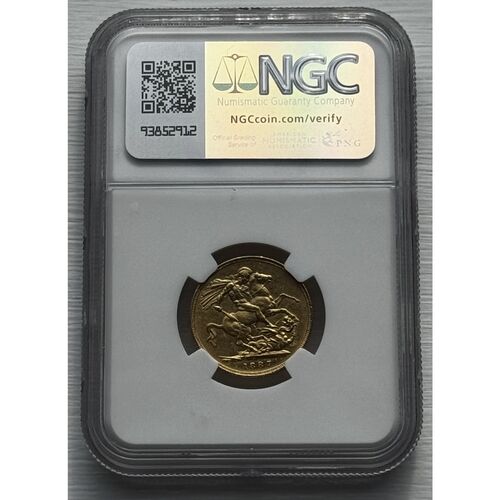 1887 Queen Victoria full gold sovereign